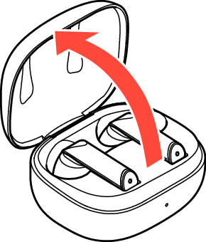 Open case lid C840NCW